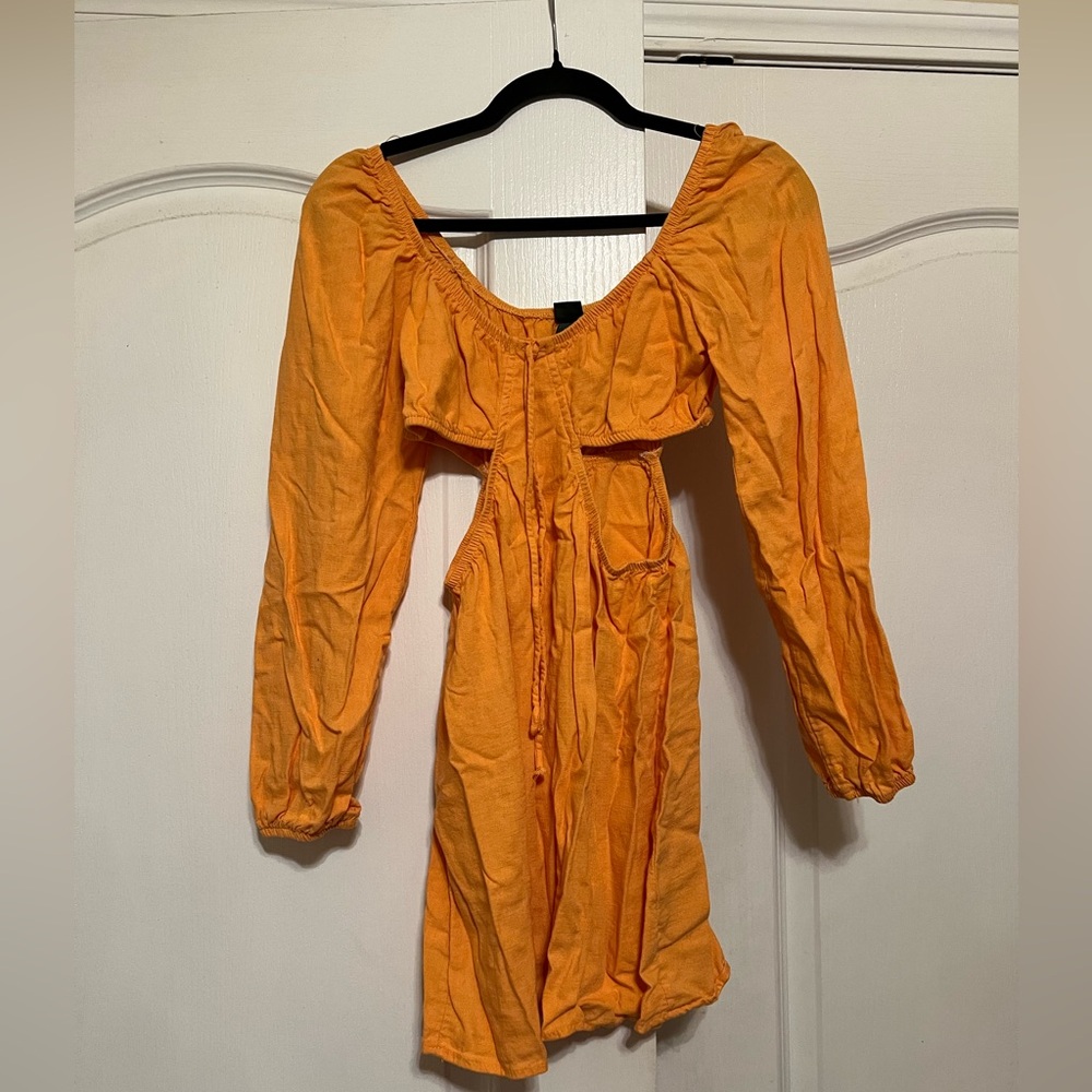 WildFable Orange Dress.